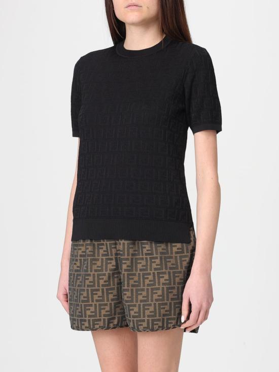 26SS 펜디 스웨터 FZXD57AUZR F0GME Black - FENDI