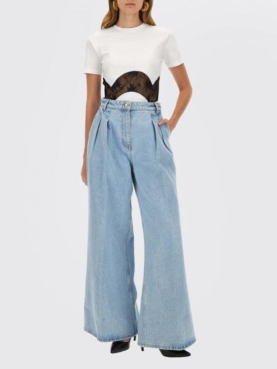 25FW 니나리찌 데님 팬츠 25ADPA016CO1105 U4488 Sky Blue - NINA RICCI