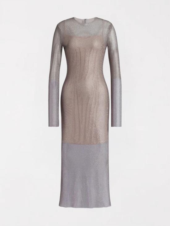 26SS 알베르타 페레티 롱 원피스 04321647 1495 Grey - ALBERTA FERRETTI