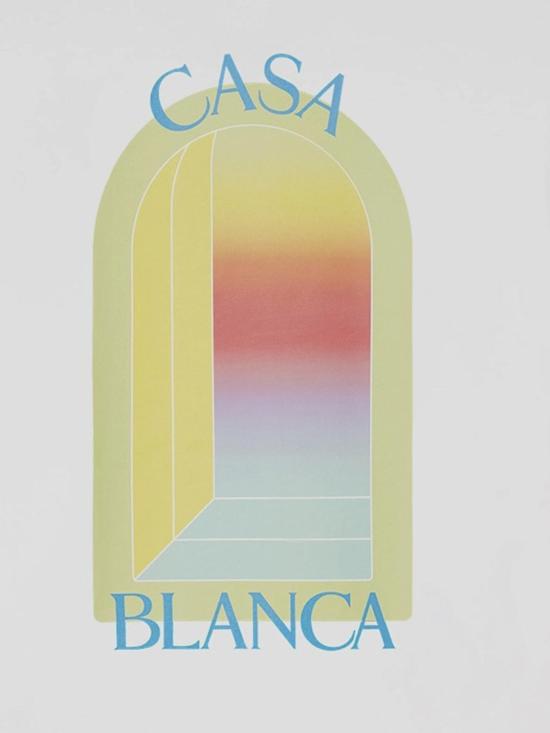 26SS 카사블랑카 반팔 티셔츠 MSP26JTS001 13 White - CASABLANCA