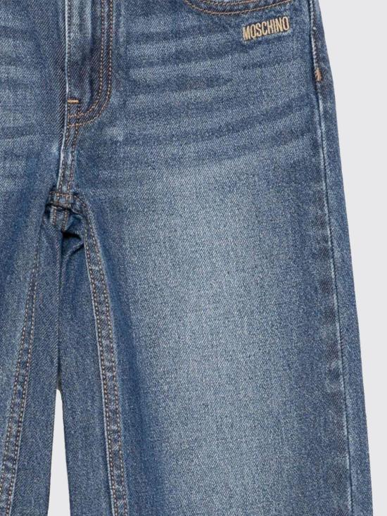 25FW [키즈] 모스키노 진 HDP06ML0E29 40244 Blue - MOSCHINO