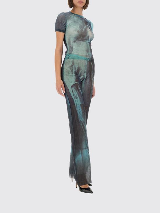 25FW 장 폴 고티에 레깅스 TR019M004P 5557 Gnawed Blue - JEAN PAUL GAULTIER