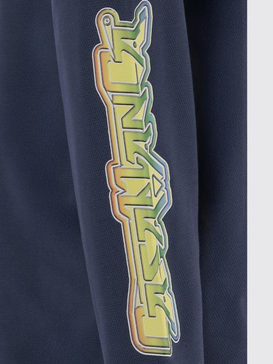 26SS 카사블랑카 반팔 티셔츠 MSP26JTS061 01 Blue - CASABLANCA