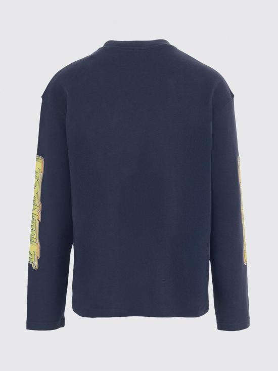 26SS 카사블랑카 반팔 티셔츠 MSP26JTS061 01 Blue - CASABLANCA