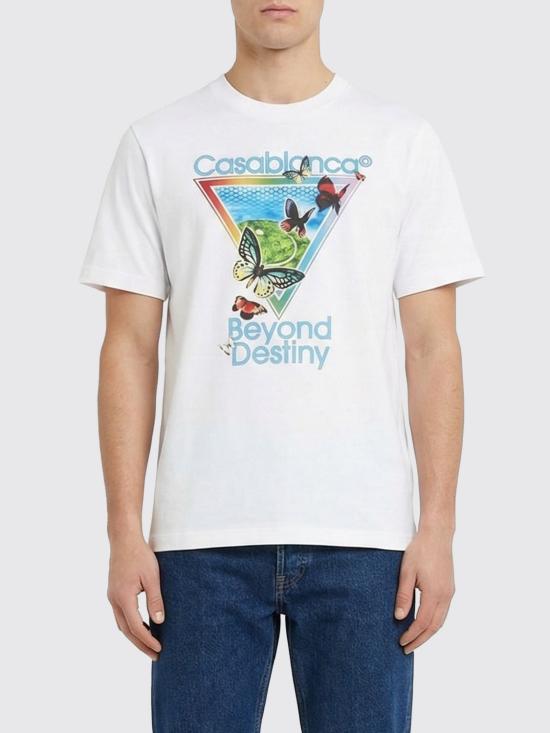 26SS 카사블랑카 반팔 티셔츠 MSP26JTS001 16 White 2