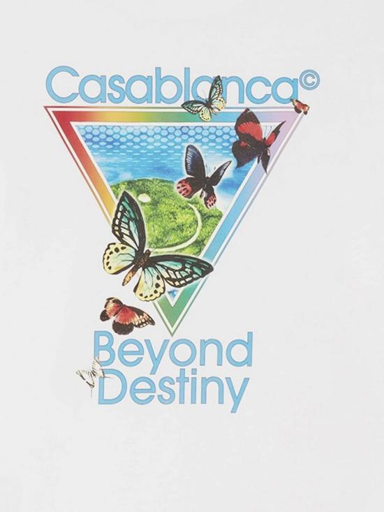 26SS 카사블랑카 반팔 티셔츠 MSP26JTS001 16 White 2 - CASABLANCA