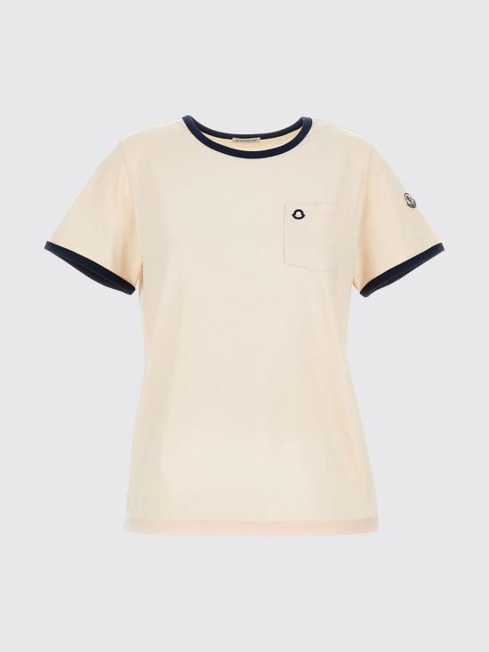 26SS 몽클레어 반팔 티셔츠 L10938C0001989AUO F07 White - MONCLER