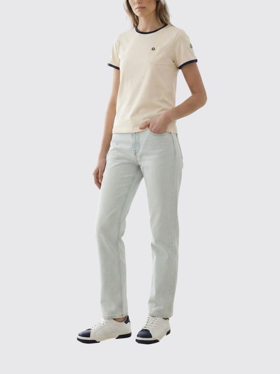 26SS 몽클레어 반팔 티셔츠 L10938C0001989AUO F07 White - MONCLER