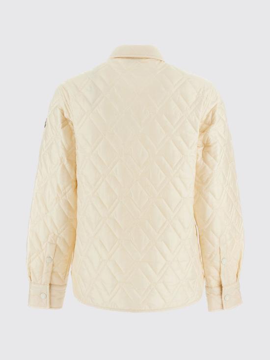 26SS 몽클레어 다이아몬드 퀼팅 패딩 셔츠 자켓 L10932F00001788UY 052 Ivory - MONCLER