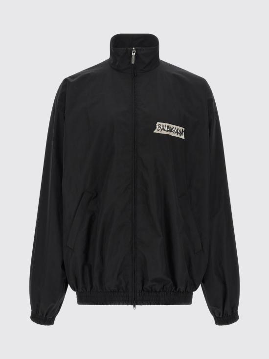 26SS 발렌시아가 긴팔 티셔츠 857713TPQ38 1000 Black