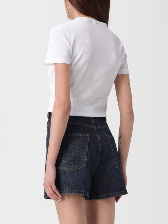 26SS 펜디 반팔 티셔츠 FS8110ANQM F0ZNM White - FENDI