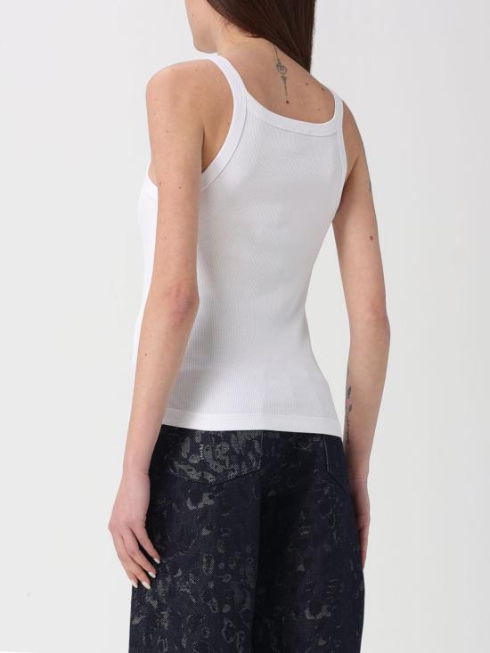 26SS 펜디 민소매 티셔츠 FS7966ANQM F0ZNM White - FENDI