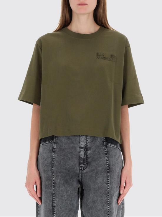 25FW 바움 운드 페르드가르텐 반팔 티셔츠 24504 C5040 Green