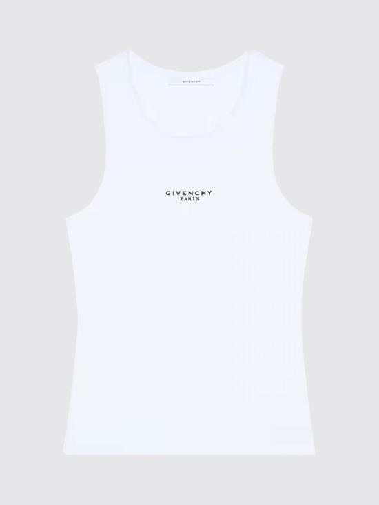 26SS 지방시 민소매 티셔츠 BW70FPP7BR 100 White