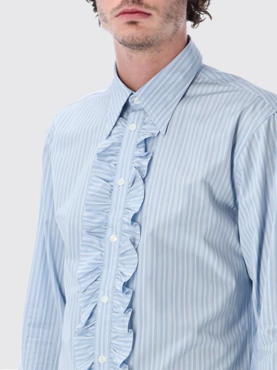 26SS 아미 긴팔 셔츠 HSH820C00219 4844 Blue - AMI