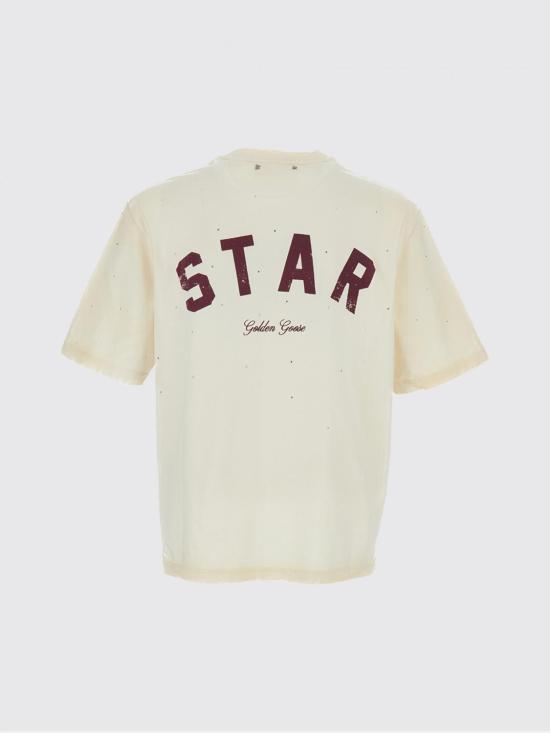 26SS 골든구스 반팔 티셔츠 GUP018731161 6 White - GOLDEN GOOSE