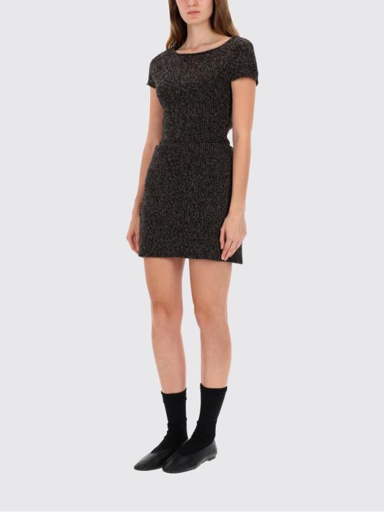 25FW 아워레가시 반팔 티셔츠 W4253SB BEARTWISTMOULINEWOOL Black - OUR LEGACY