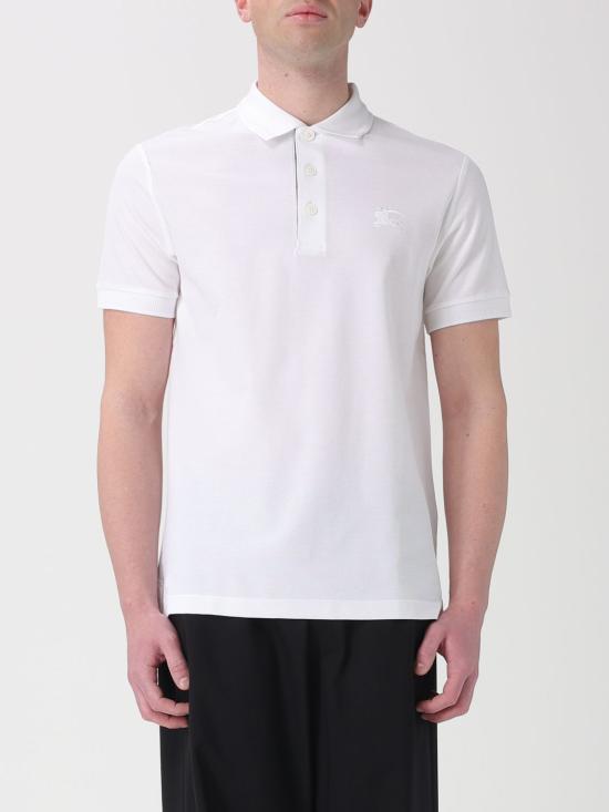 26SS 버버리 코튼 폴로 티셔츠 8099166 White