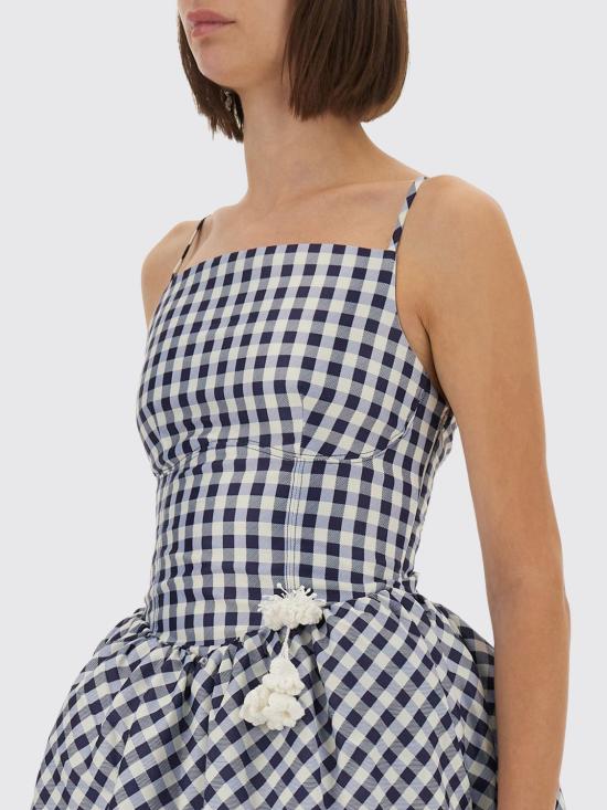 25FW 셀프 포트레이트 롱 원피스 PF25001SABL Blue - SELF PORTRAIT