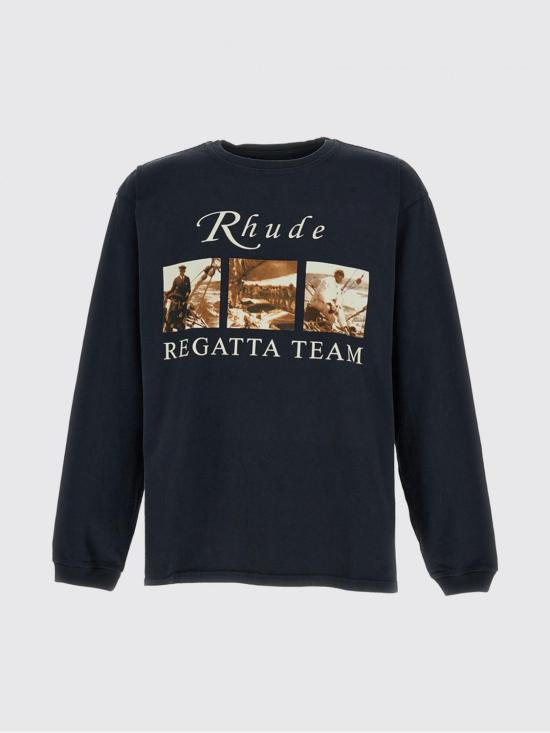 26SS 루드 반팔 티셔츠 RHPS26TT14012 6009 Black - RHUDE