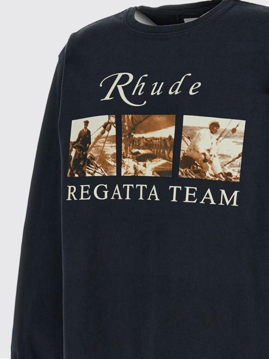 26SS 루드 반팔 티셔츠 RHPS26TT14012 6009 Black - RHUDE