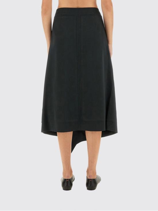 25FW 아미 미디 스커트 FSK430WV0067 020 Charcoal - AMI