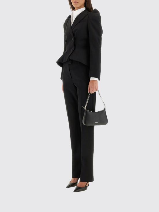 25FW 알렉산더 맥퀸 스트레이트 팬츠 843646QJAFK 1000 Black - ALEXANDER MCQUEEN