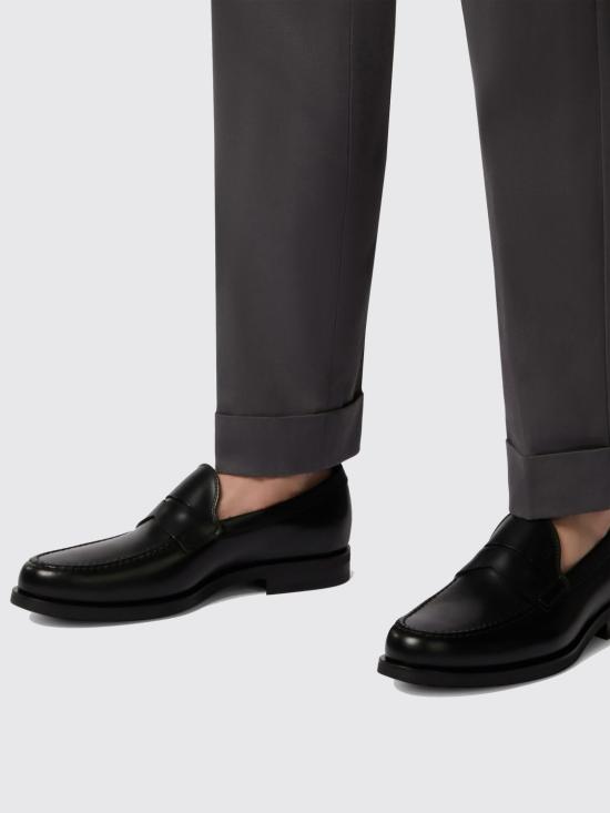 26SS 토즈 스탬프 모노그램 스웨이드 로퍼 XXM0ZF0Q920PLS B999 Black - TODS