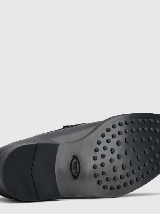 26SS 토즈 스탬프 모노그램 스웨이드 로퍼 XXM0ZF0Q920PLS B999 Black - TODS