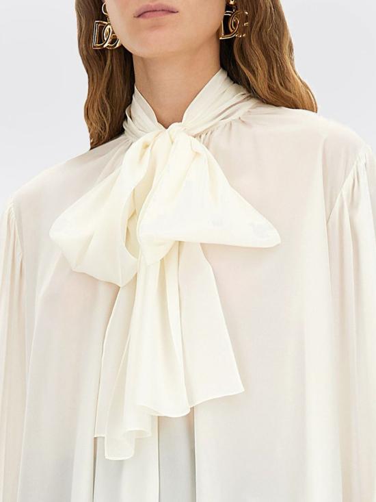 25FW 돌체앤가바나 블라우스 F5R62TFUAGM W3789 Ivory - DOLCE & GABBANA