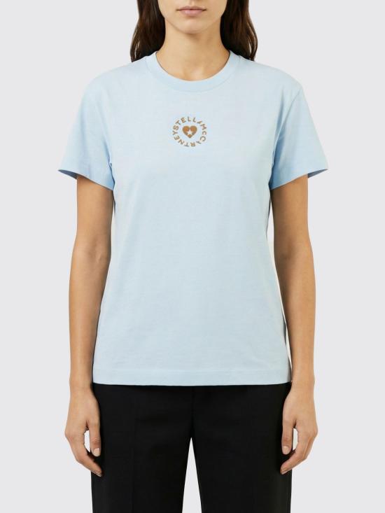 26SS 스텔라 맥카트니 반팔 티셔츠 6J02733SPY53 4702 Gnawed Blue