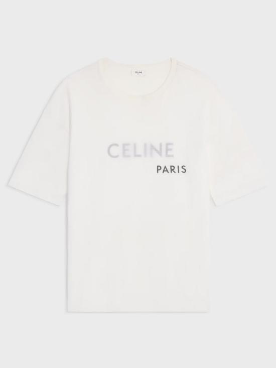 26SS 셀린느 반팔 티셔츠 RX0DT0F17 01OB White