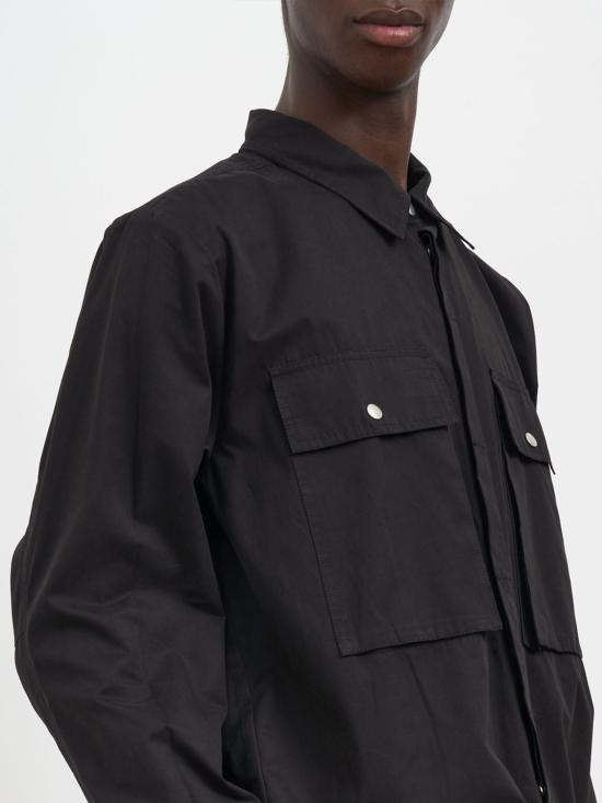 25FW 톰크롬 긴팔 셔츠 MH175 Black - THOM KROM