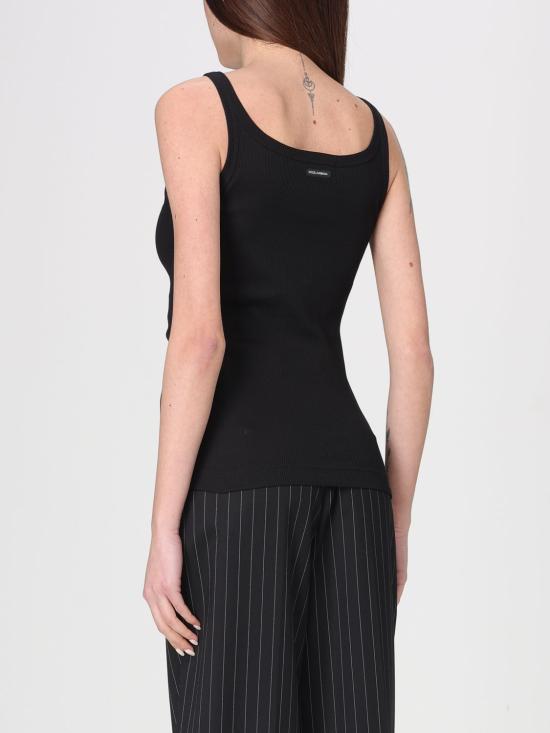 26SS 돌체앤가바나 민소매 티셔츠 F8U09TFU7AV N0000 Black - DOLCE & GABBANA