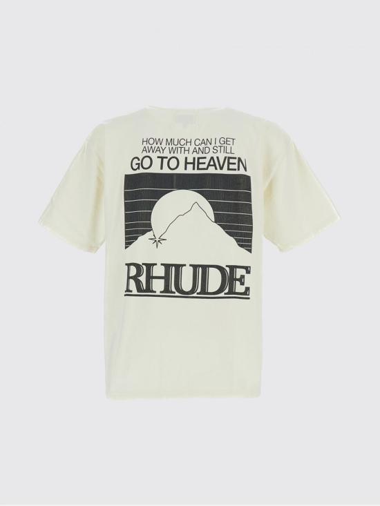 26SS 루드 반팔 티셔츠 RHPS26TT07012 3166 White - RHUDE