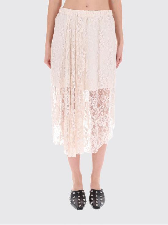 25FW 바움 운드 페르드가르텐 미디 스커트 24404 C1138 White