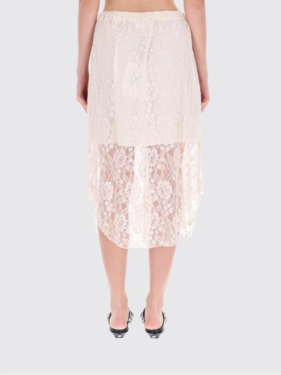 25FW 바움 운드 페르드가르텐 미디 스커트 24404 C1138 White - BAUM UND PFERDGARTEN