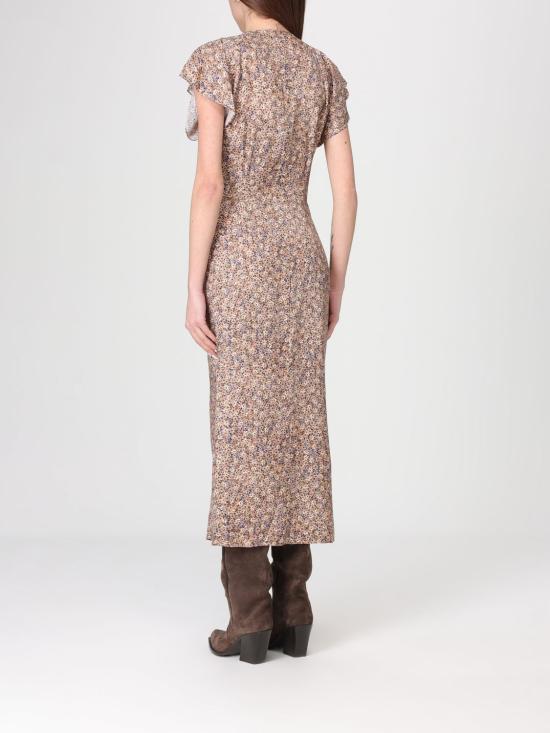 26SS 이자벨마랑 롱 원피스 RO0229FED1J13I 10OE Ocher - ISABEL MARANT