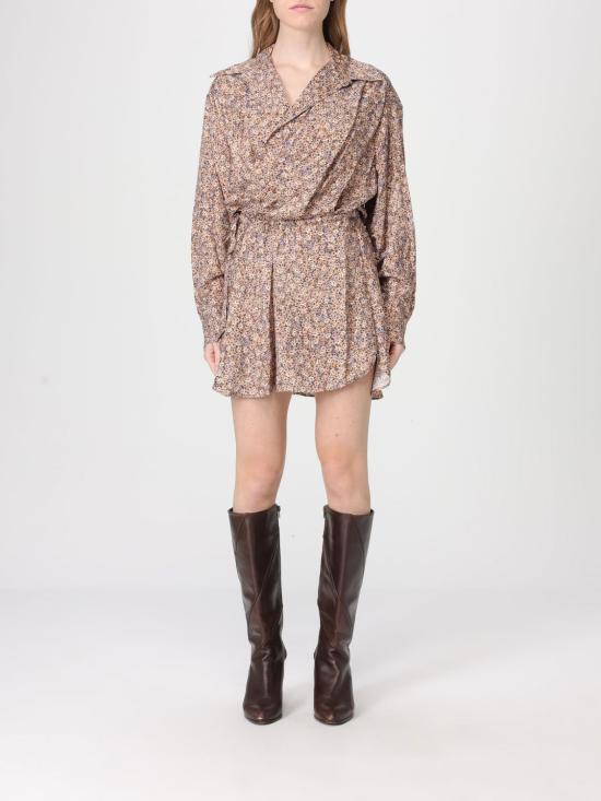 26SS 이자벨마랑 롱 원피스 RO1053FAD1J13I 10OE Ocher