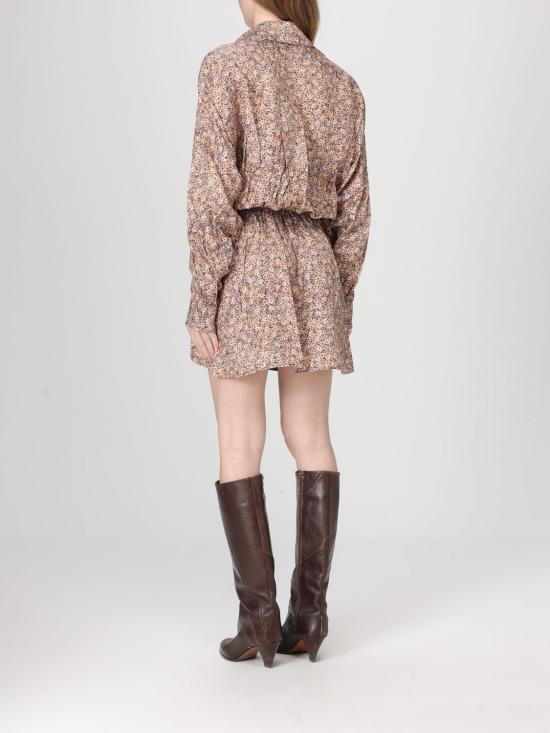 26SS 이자벨마랑 롱 원피스 RO1053FAD1J13I 10OE Ocher - ISABEL MARANT