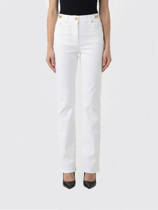 26SS 베르사체 데님 팬츠 10137451A08570 1D110 Yellow Cream