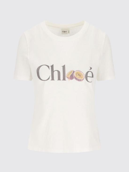 26SS 끌로에 반팔 티셔츠 CH26SJH08197 101 White - CHLOE