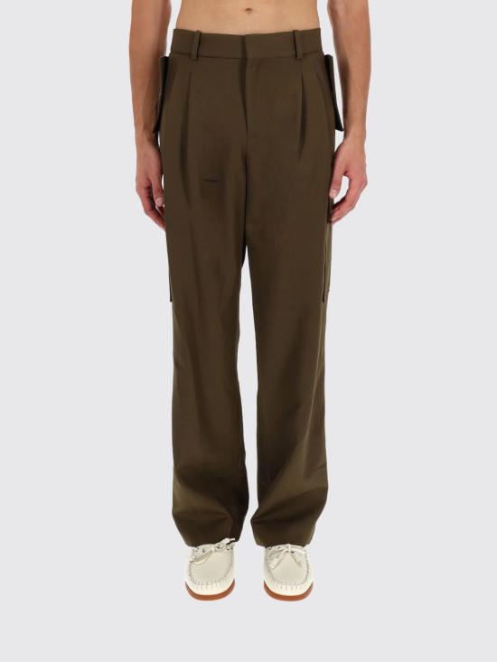 25FW 드롤드무슈 스트레이트 팬츠 BP195PL144 KAKI Brown