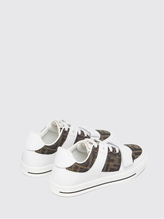 25FW [키즈] 펜디 스니커즈 JMR476KAHGY F0C1A White - FENDI