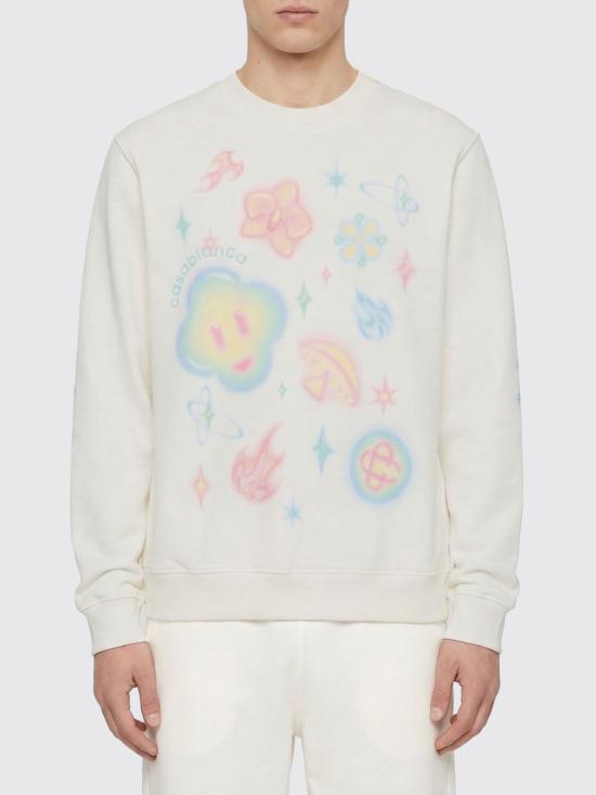 26SS 카사블랑카 긴팔 티셔츠 MSP26JTP293 01 White