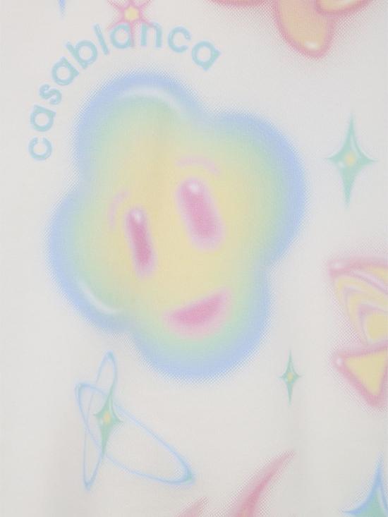 26SS 카사블랑카 긴팔 티셔츠 MSP26JTP293 01 White - CASABLANCA