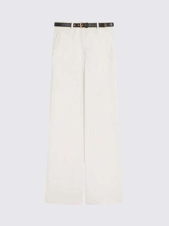 26SS 막스마라 스튜디오 스트레이트 팬츠 2616131025600 060 Yellow Cream