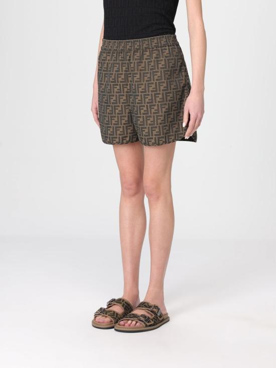 26SS 펜디 숏팬츠 FR6259A5W3 F118W Tobacco - FENDI