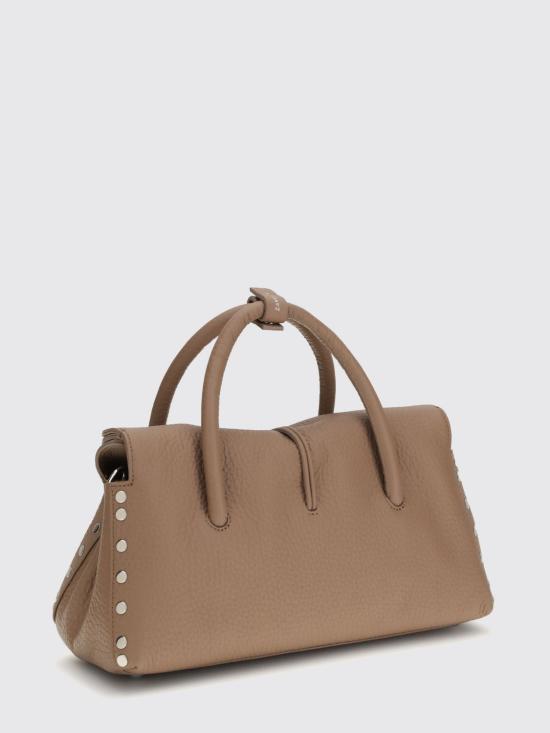26SS 자넬라토 토트백 0687501120000SMALL Z1159 Brown - ZANELLATO