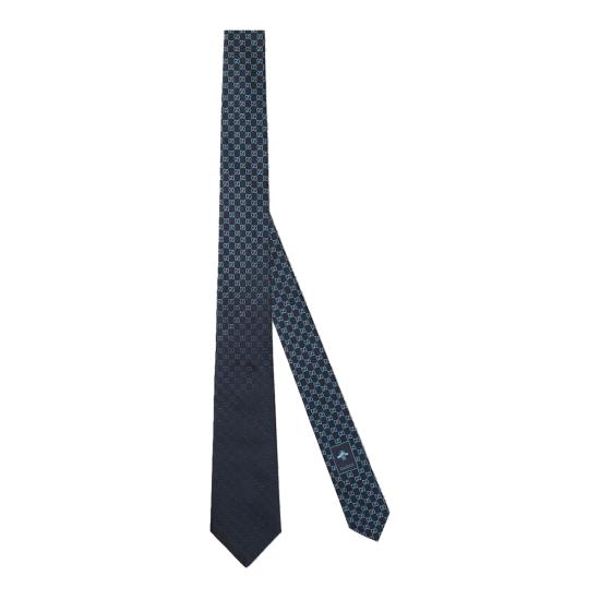 26SS 구찌 넥타이 8533494E0094069 DARK BLUE LIGHT DOM
